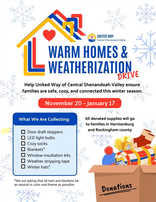 Warm Homes & Weatherization flyer