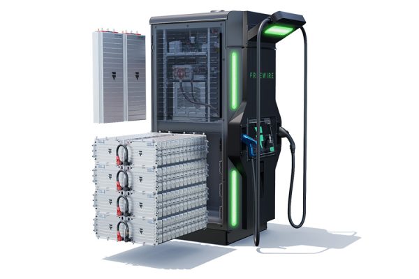 The Boost Charger uses an internal, 160 kWh battery that recharges overnight. Standard EV chargers do not use internal battery storage and use direct power from the grid.